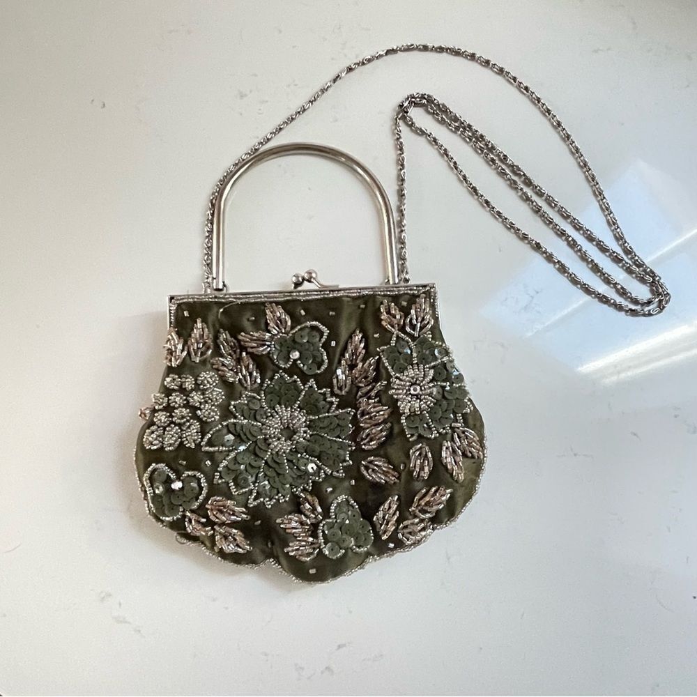 Vintage Beaded evening clutch purse